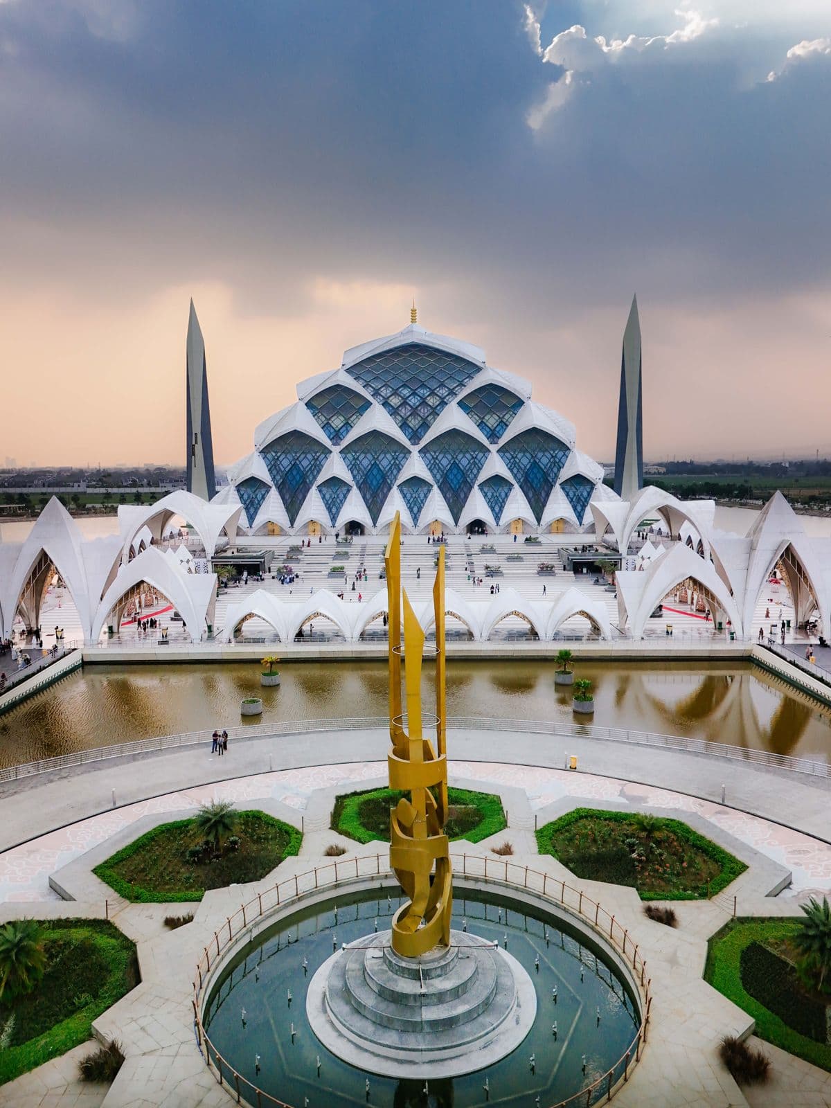 Hebitren BI Bandung, Masjid Raya Al Jabbar dari Udara