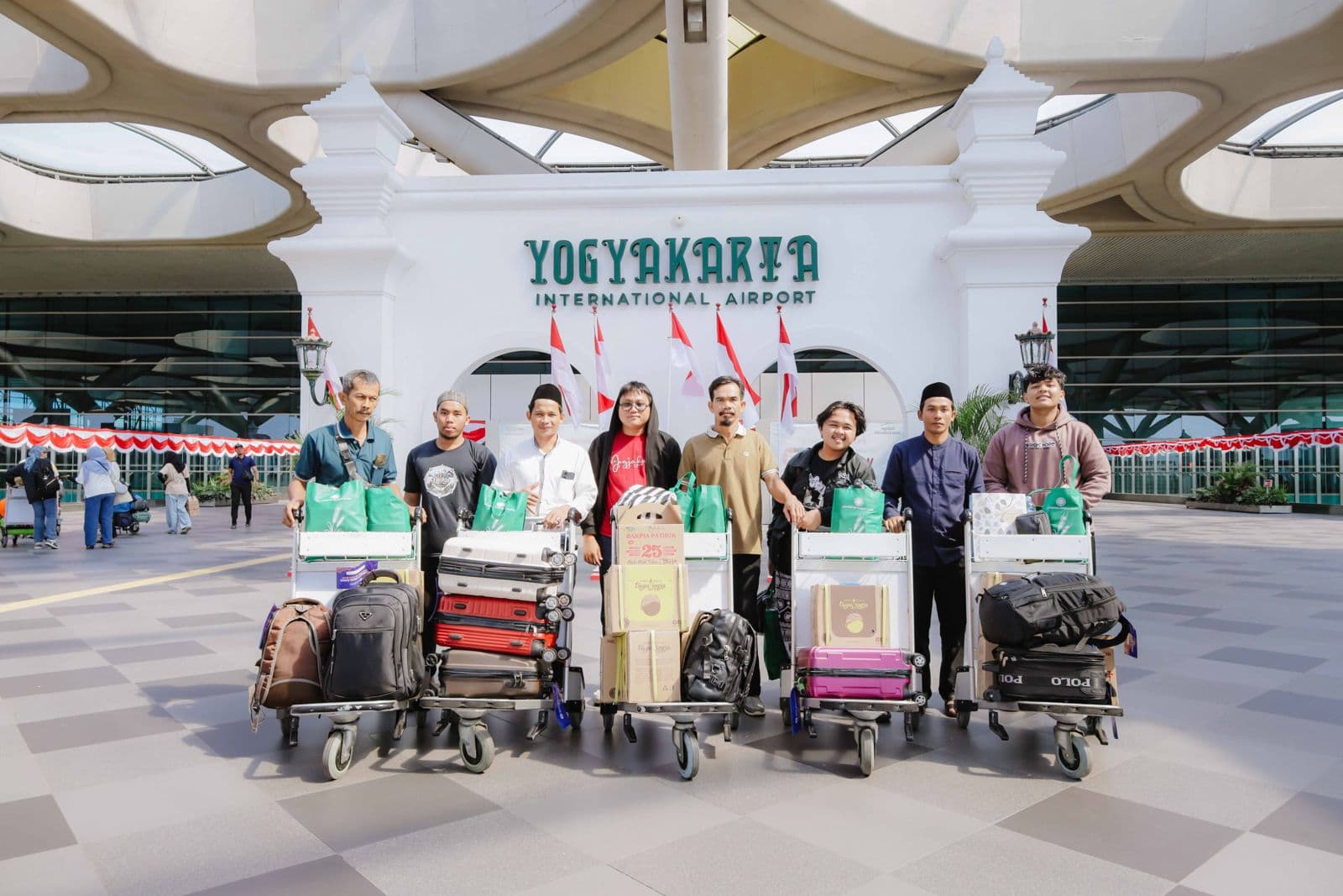 Hebitren BI Jogja, Penyambutan di Bandara YIA